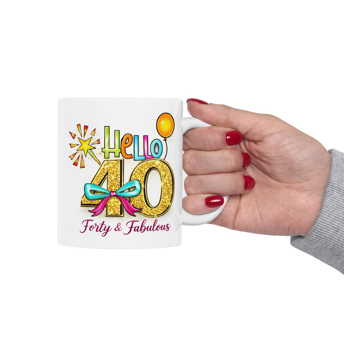 Birthday Mug - Hello 40