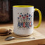 4th of July Mug - Floral America Patriotic