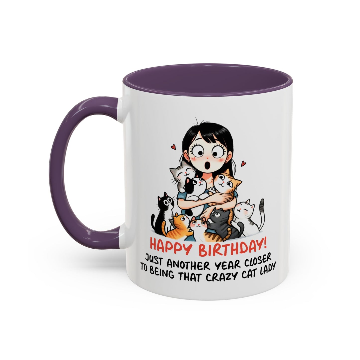 Birthday Mug - Crazy Cat Lady