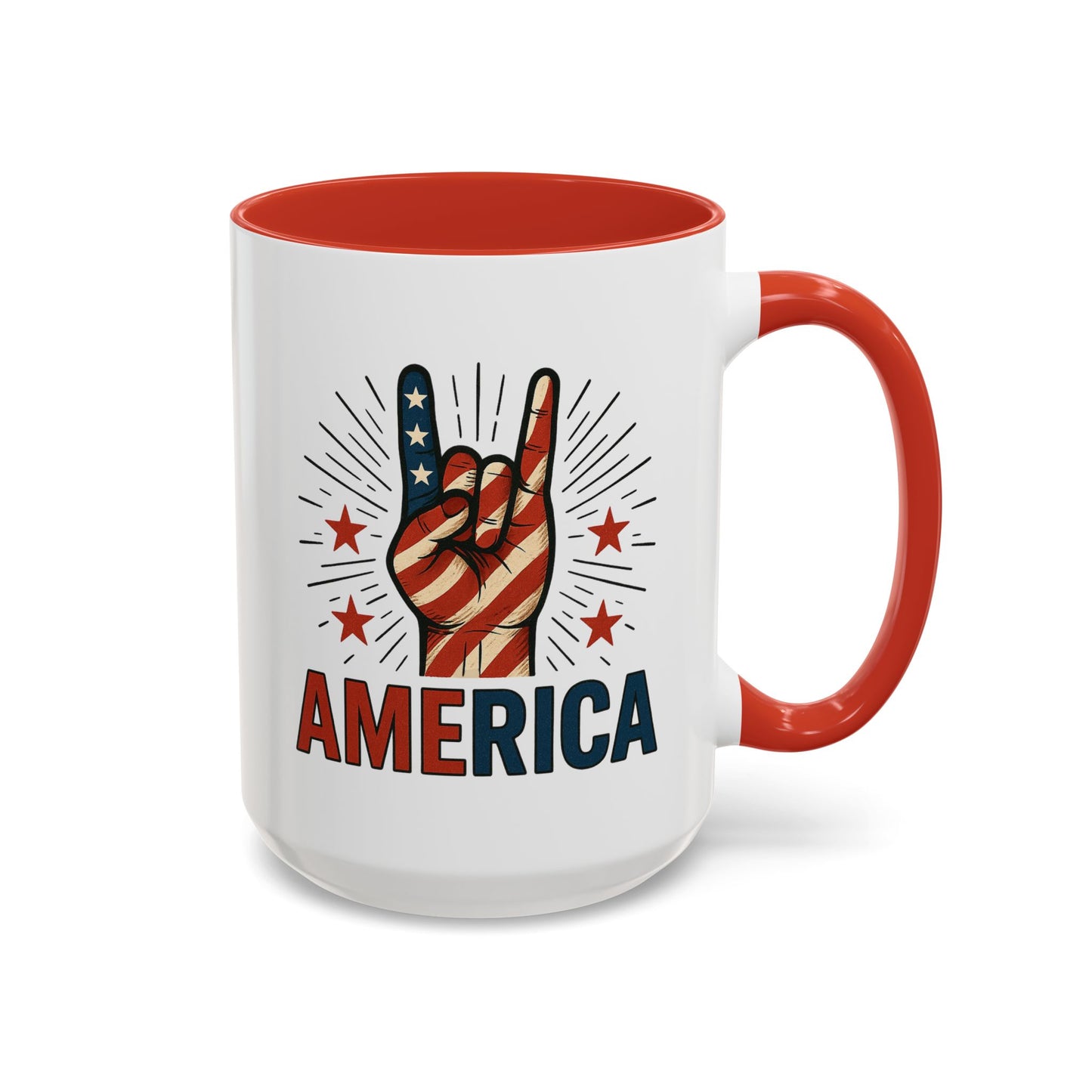 4th of July Mug - America Rock On