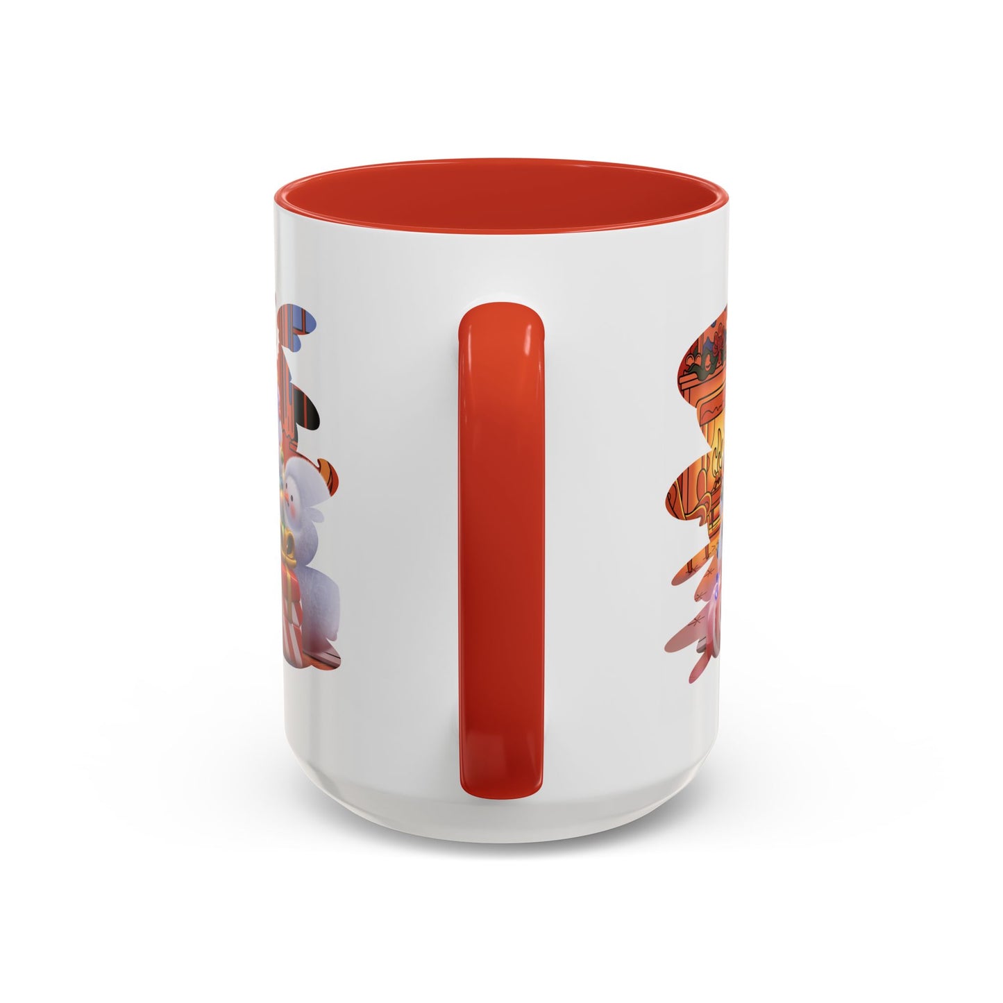 Christmas Mug - Snowman Tree Presents Fireplace