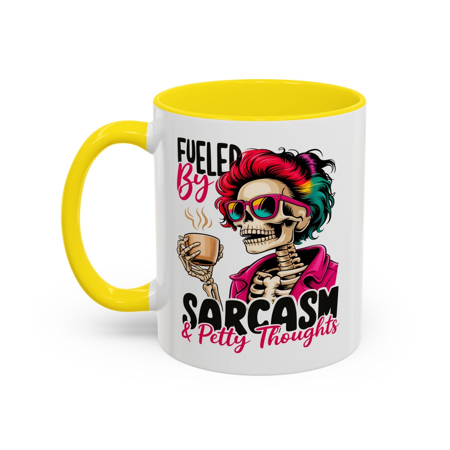 Humor Mug - Fueled by Sarcasm & Petty Thoughts