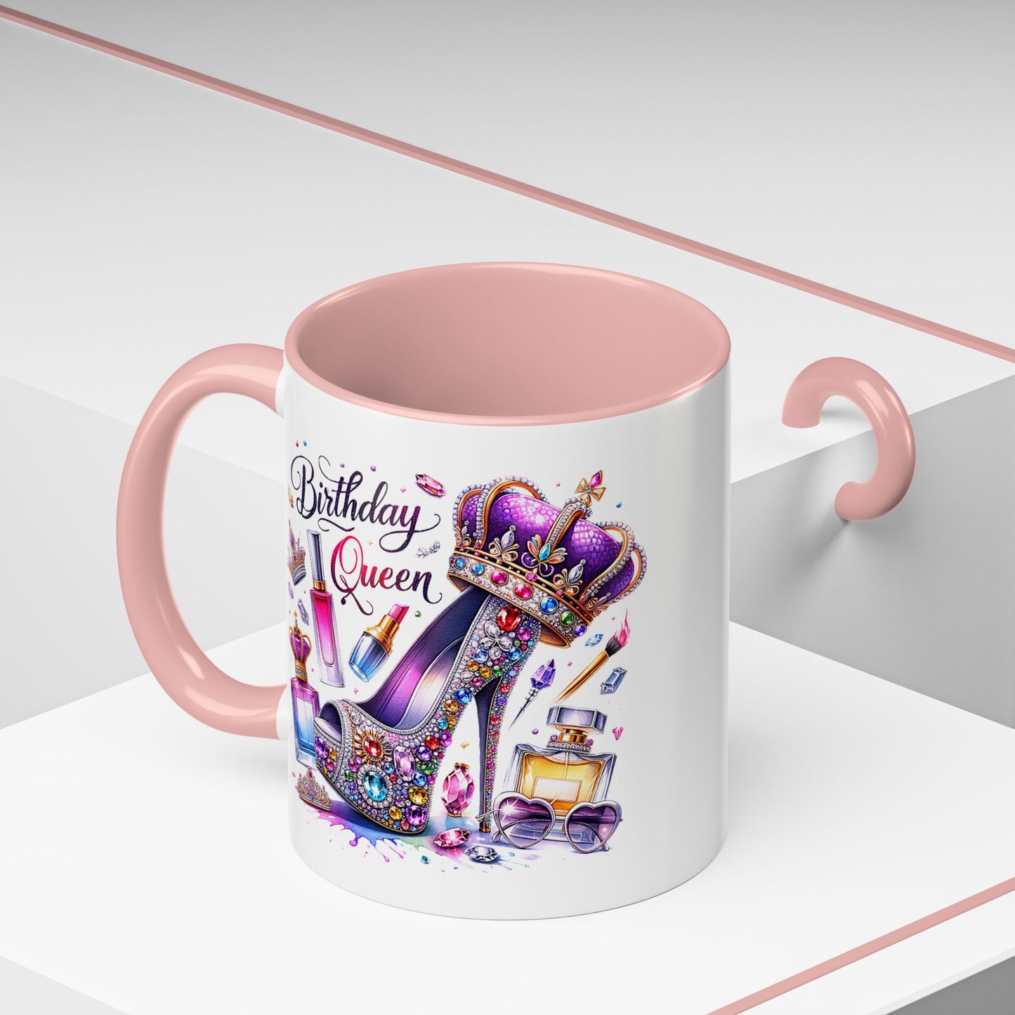 Birthday Mug - Birthday Queen Glitter