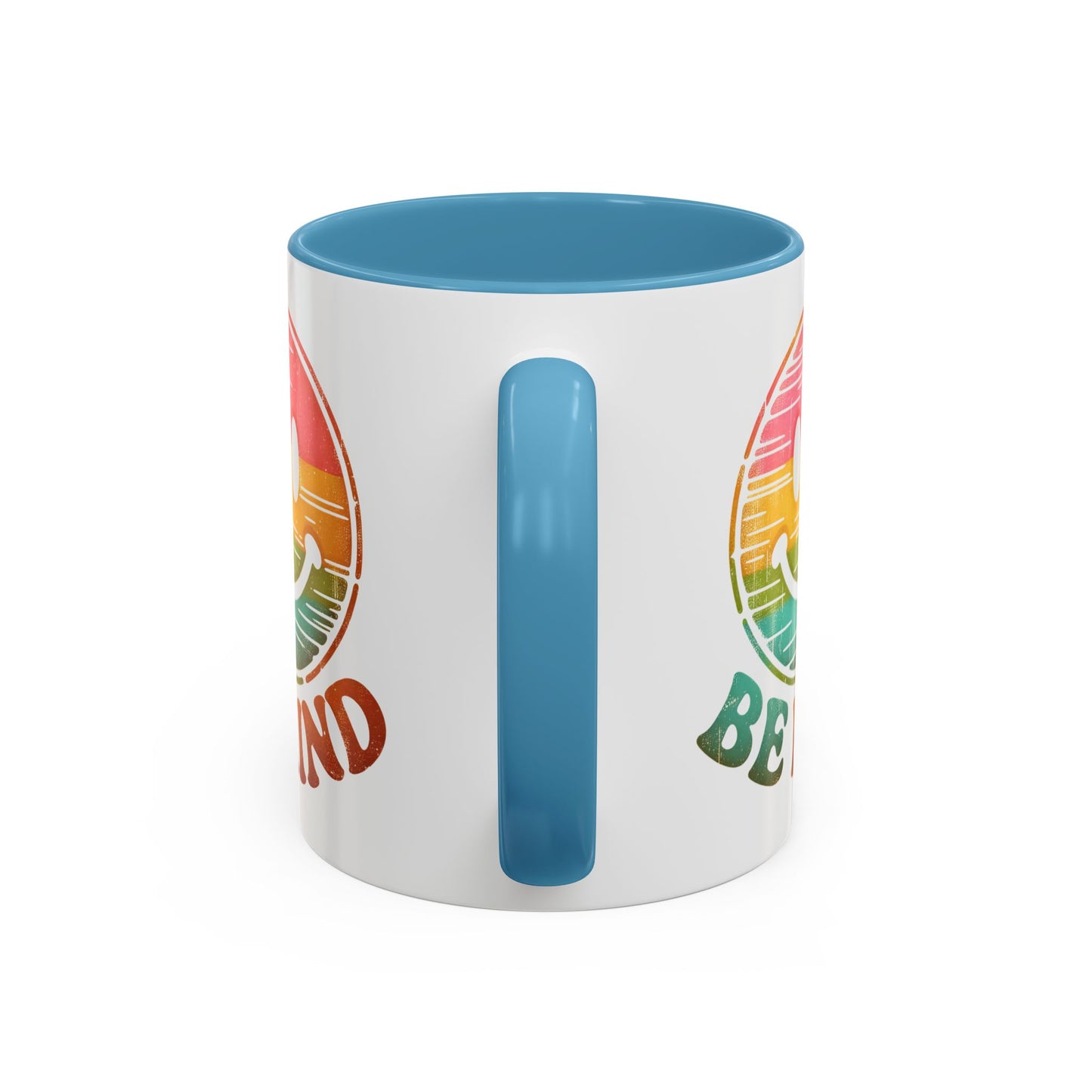 Motivation Mug - Retro Smiley Face Be Kind