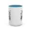 4th of July Mug - Floral America Patriotic