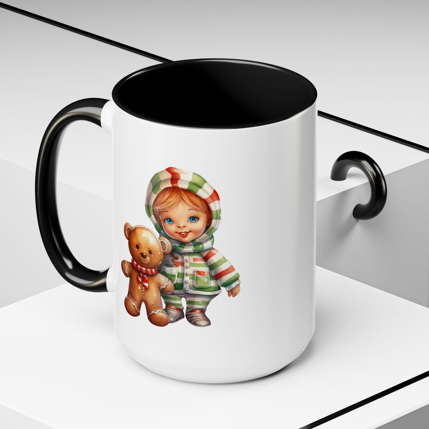 Christmas Mug - Gingerbread Man & Girl