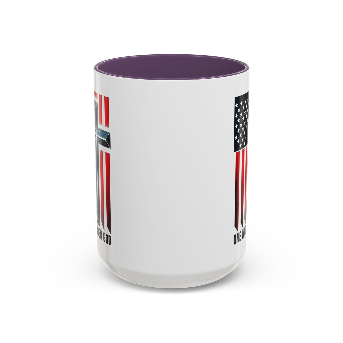Religious Mug - One Nation Flag Cross