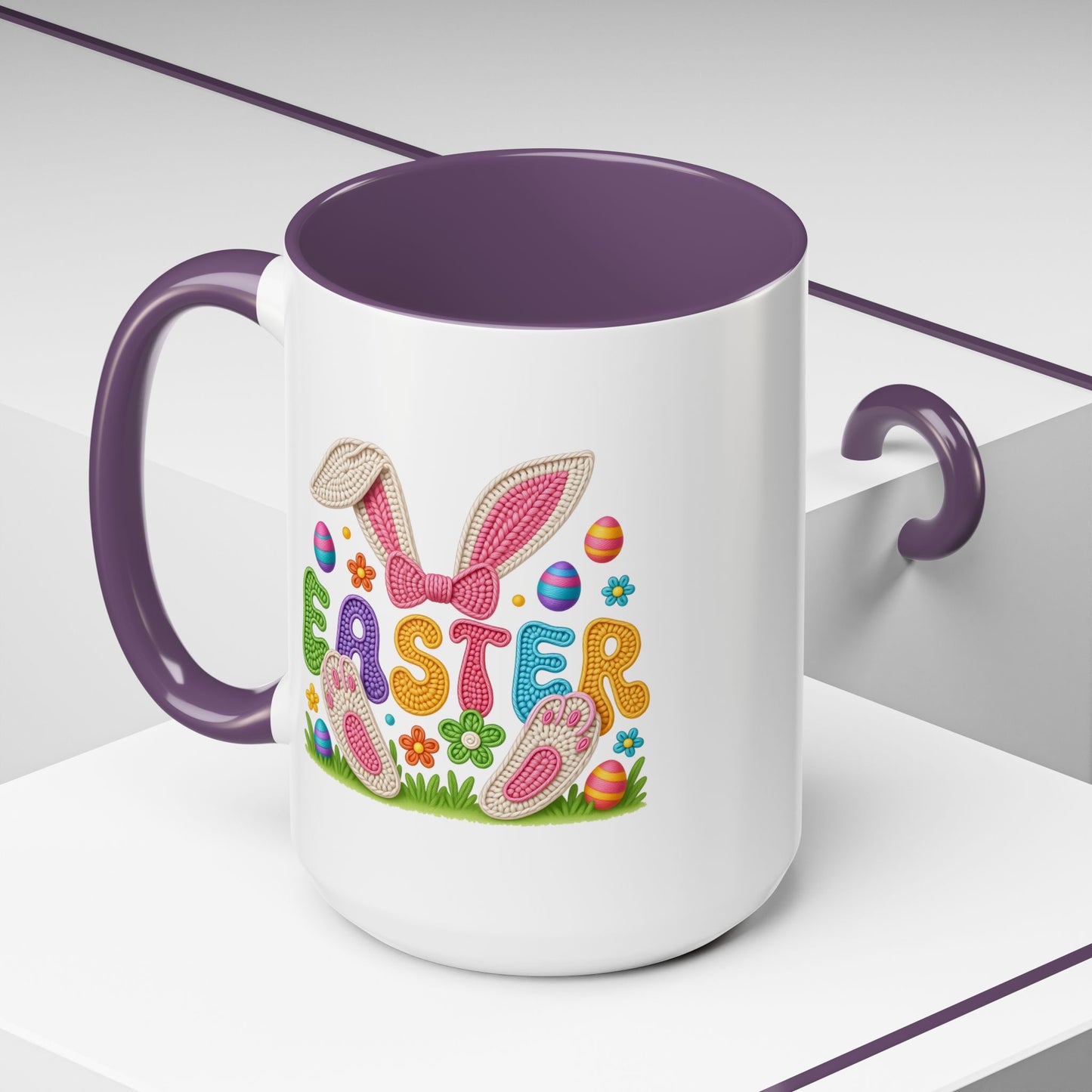 Easter Mug - Yarn Easter Bunny