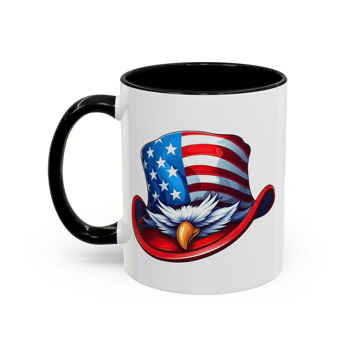 4th of July Mug - Bald Eagle American Hat