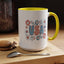 4th of July Mug - USA Preppy Floral