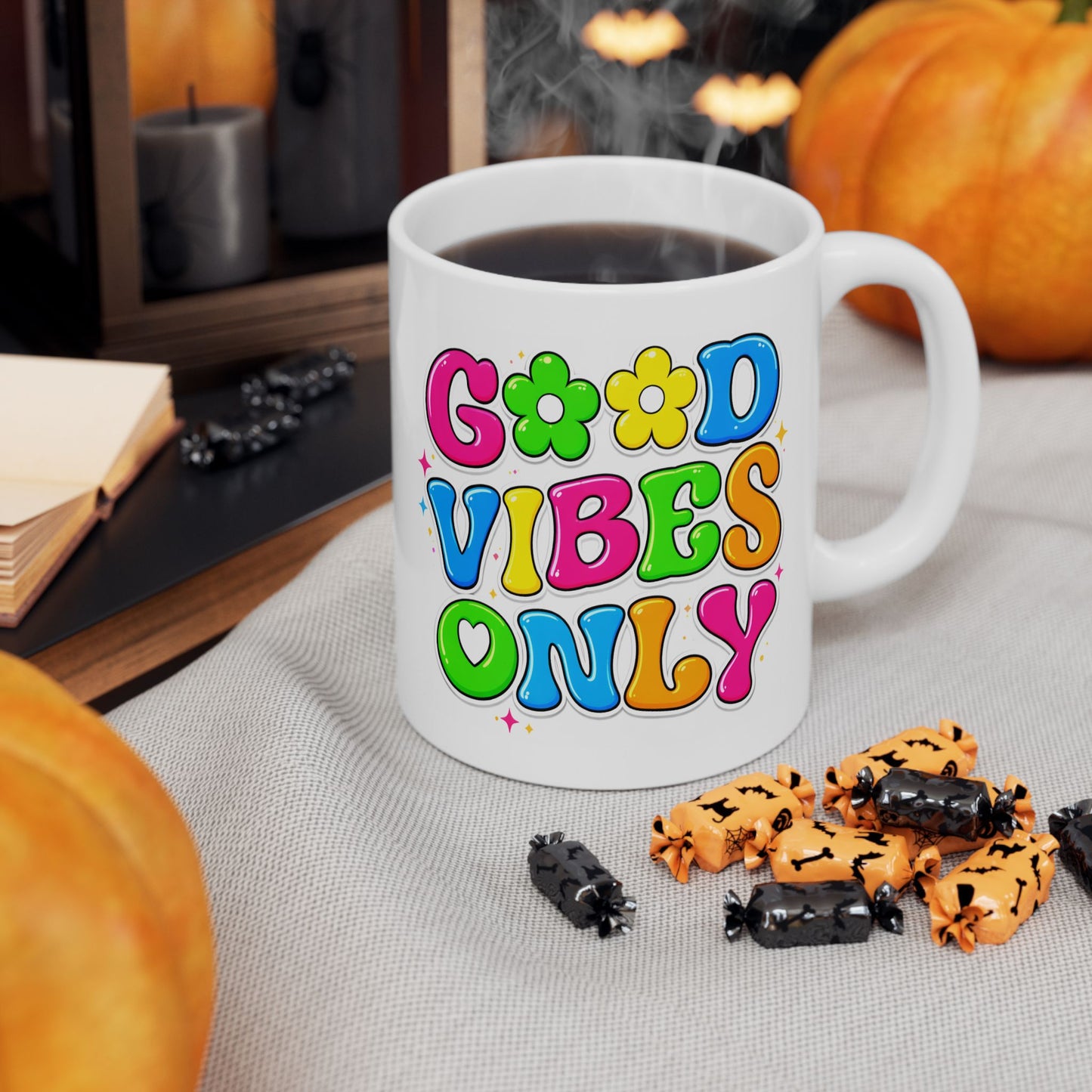 Wellness Mug - Good Vibes Only Retro