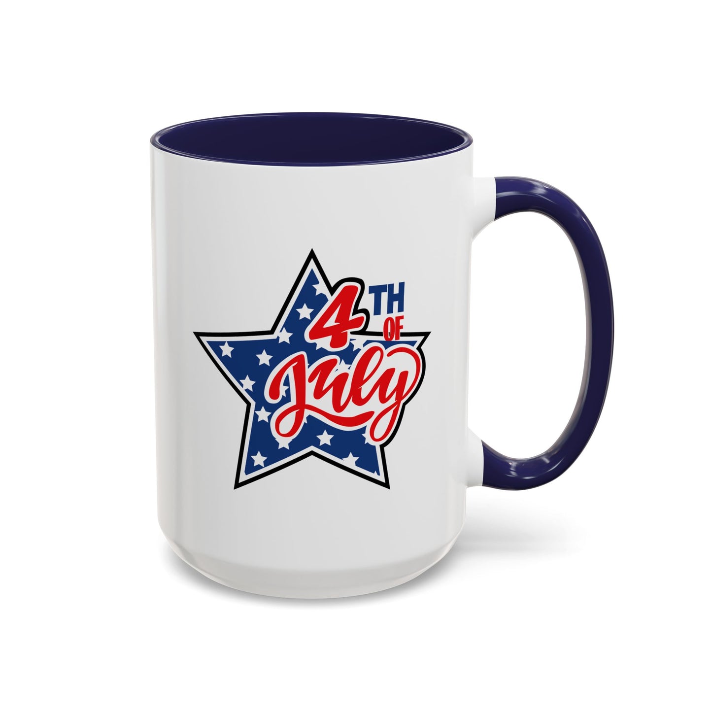 4th of July Mug - 4th of July Star Flag