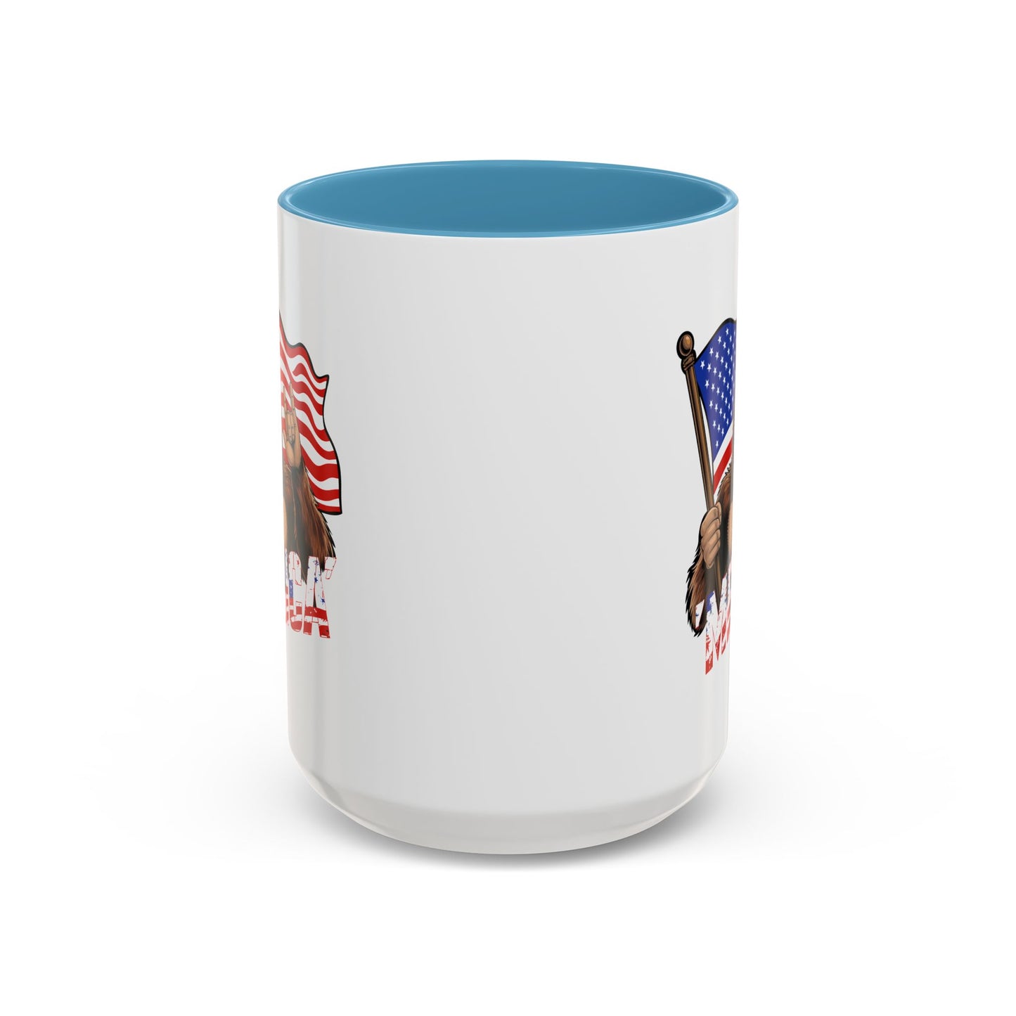 4th of July Mug - Bigfoot USA Flag