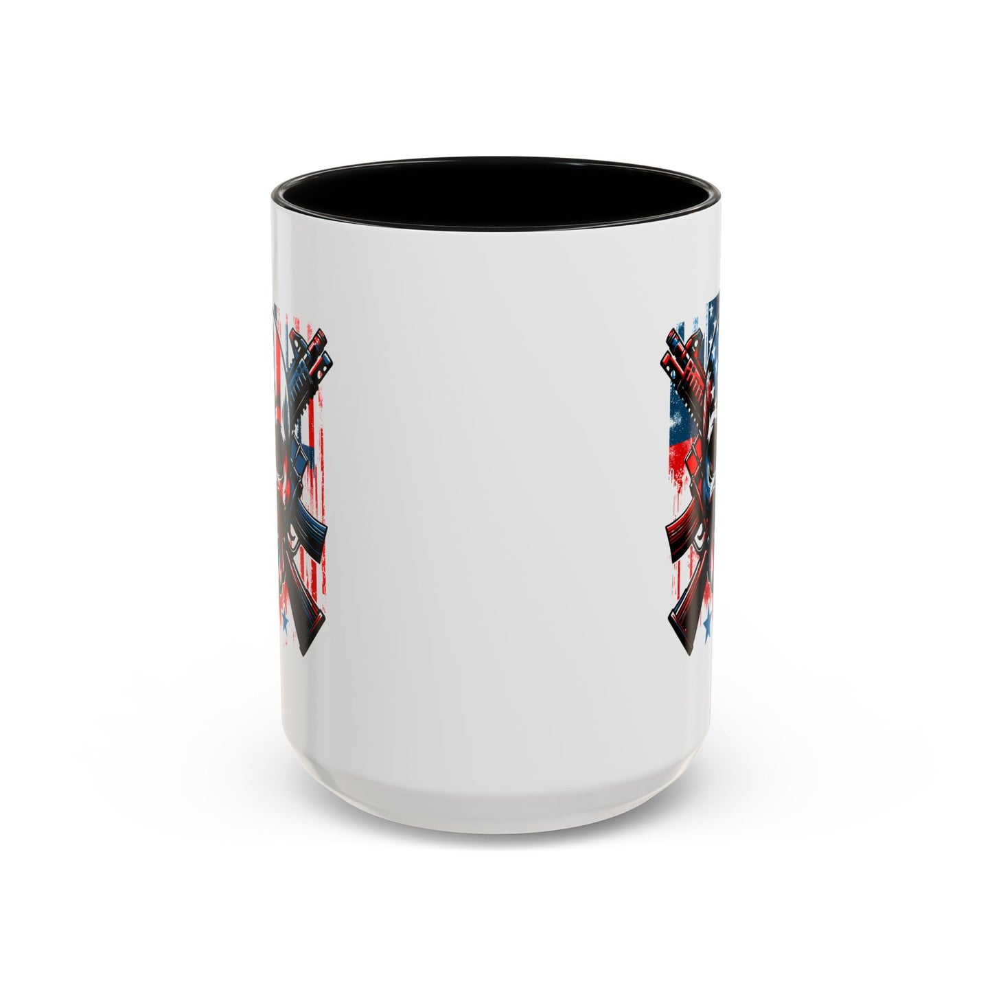 4th of July Mug - Skull With American Flag