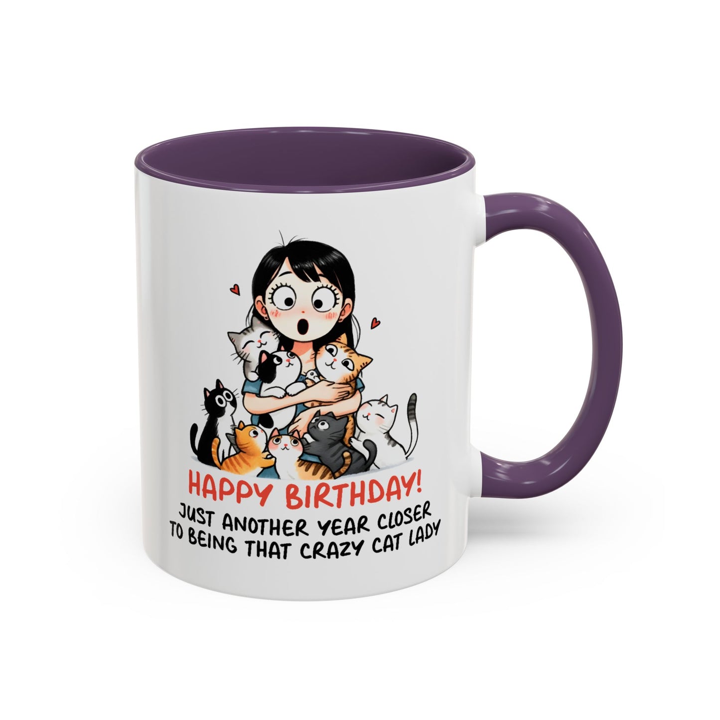 Birthday Mug - Crazy Cat Lady