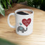 Valentine's Day Mug - Love You Tons Heart Elephant