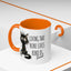 Humor Mug - Living That Nine Lives