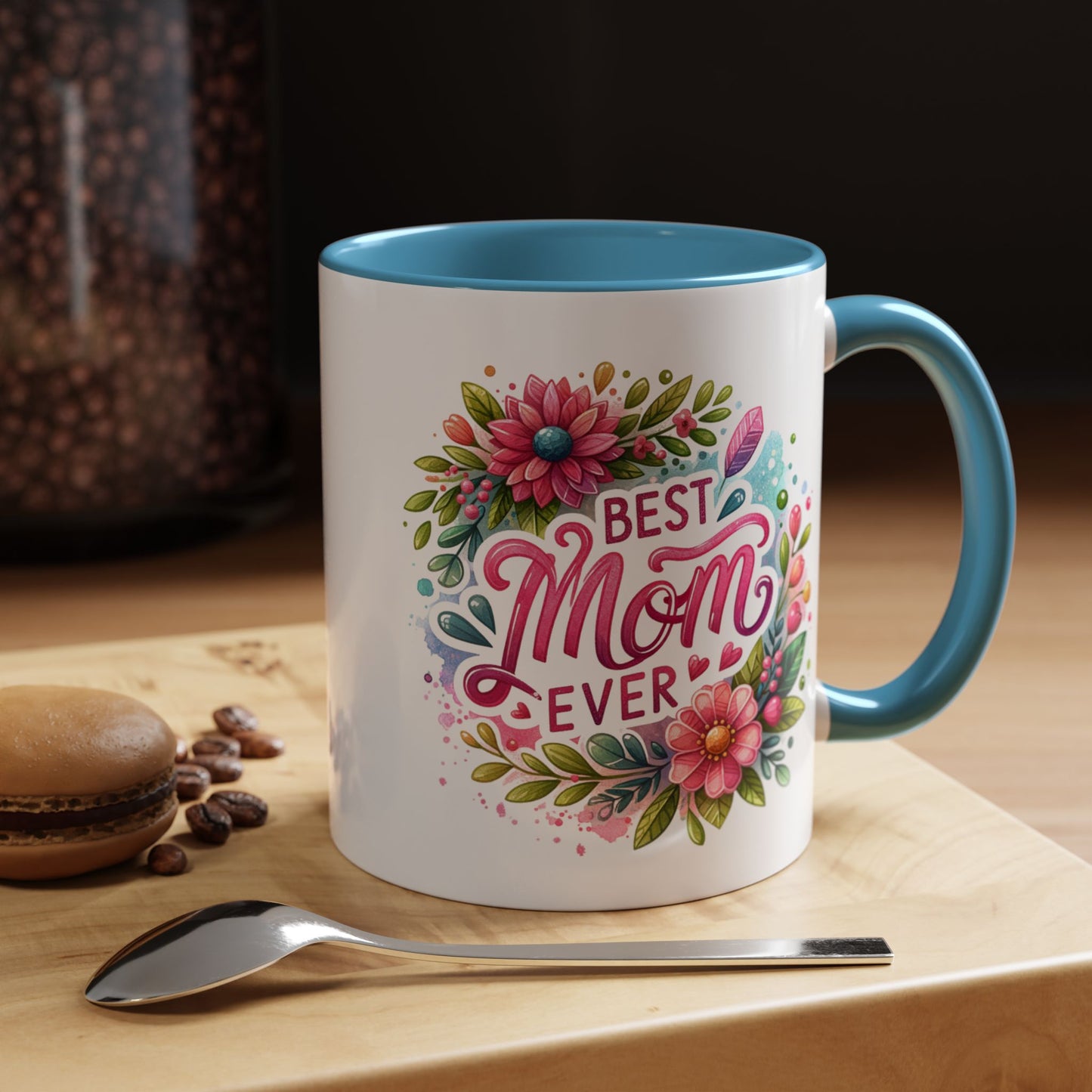 Mother's Day Mug - Best Mom Ever Floral