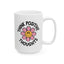 Motivation Mug - Think Positive Thoughts Retro Flower