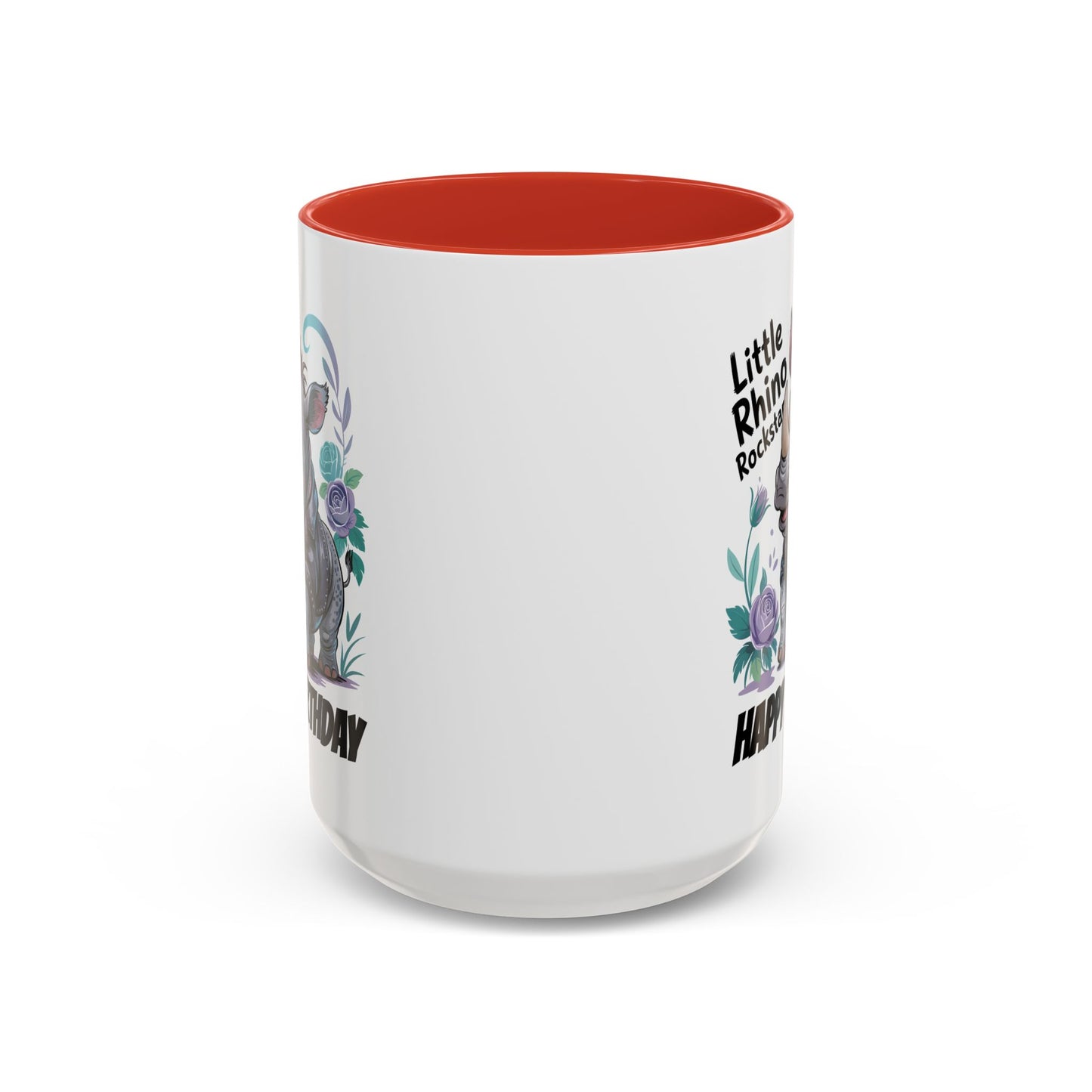 Birthday Mug - Happy Birthday Little Rhino Rockstar