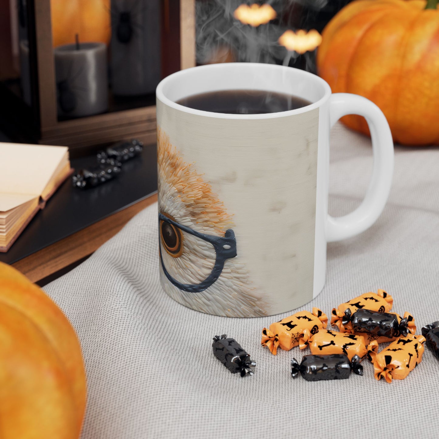 Artistic Mug - Felted Owl