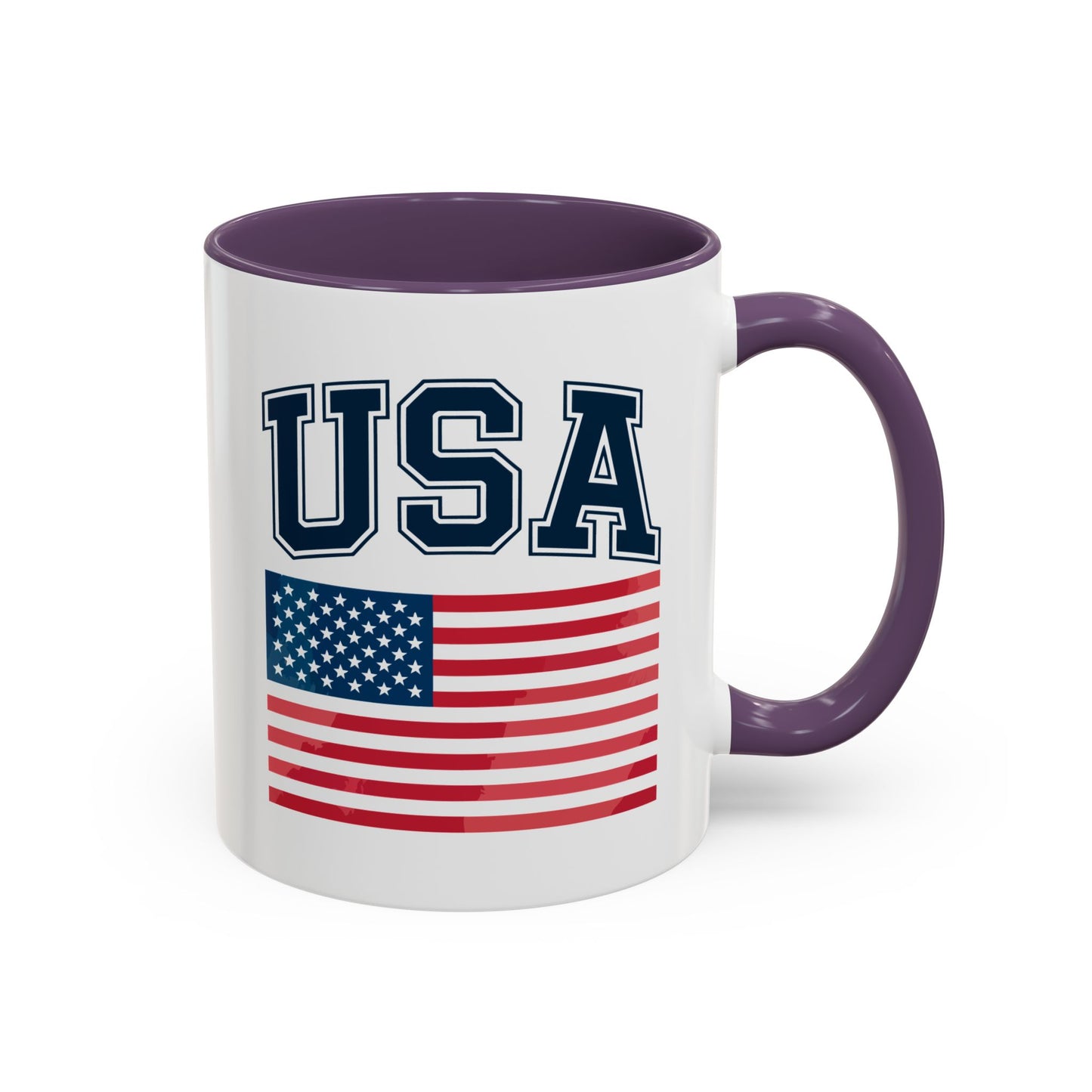 4th of July Mug - USA & Flag