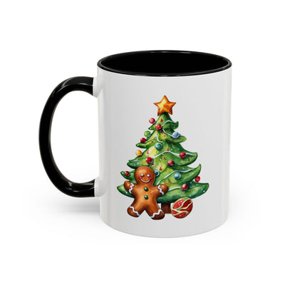 Christmas Mug - Gingerbread Man and Tree