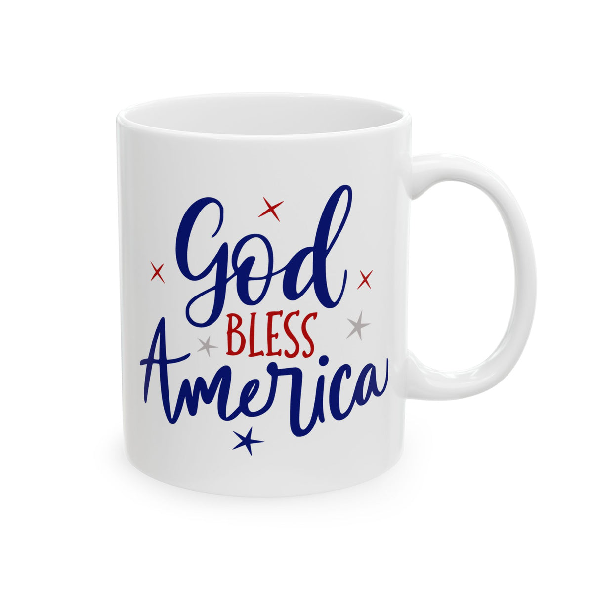 4th of July Mug - God Bless America Patriotic