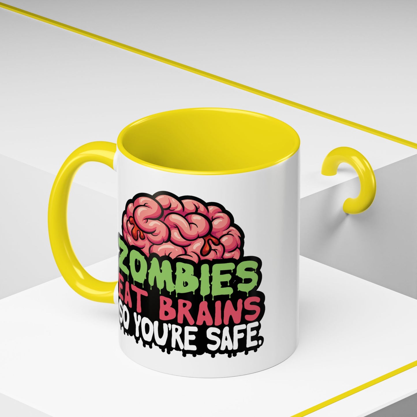 Humor Mug - Zombies Eat Brains