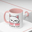 Adult Mug - Fluff You White Cat