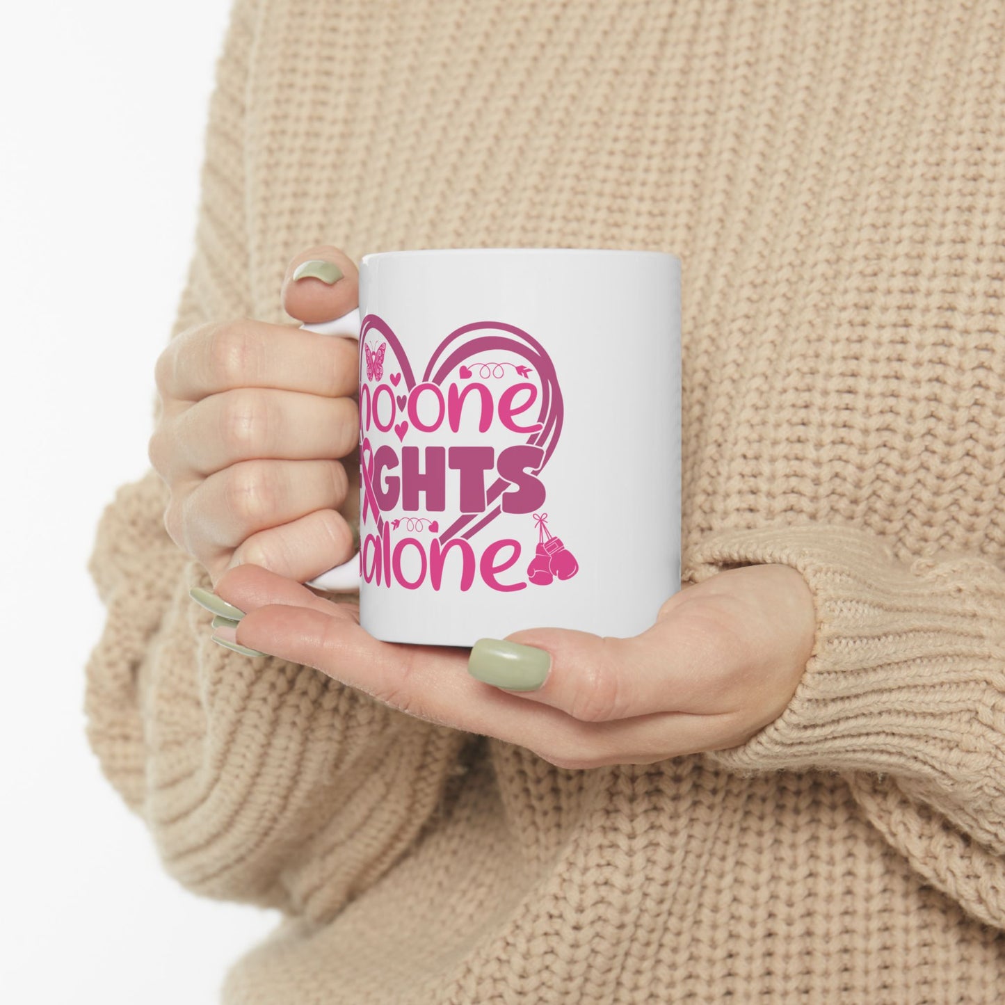 Support Mug - No One Fights Alone