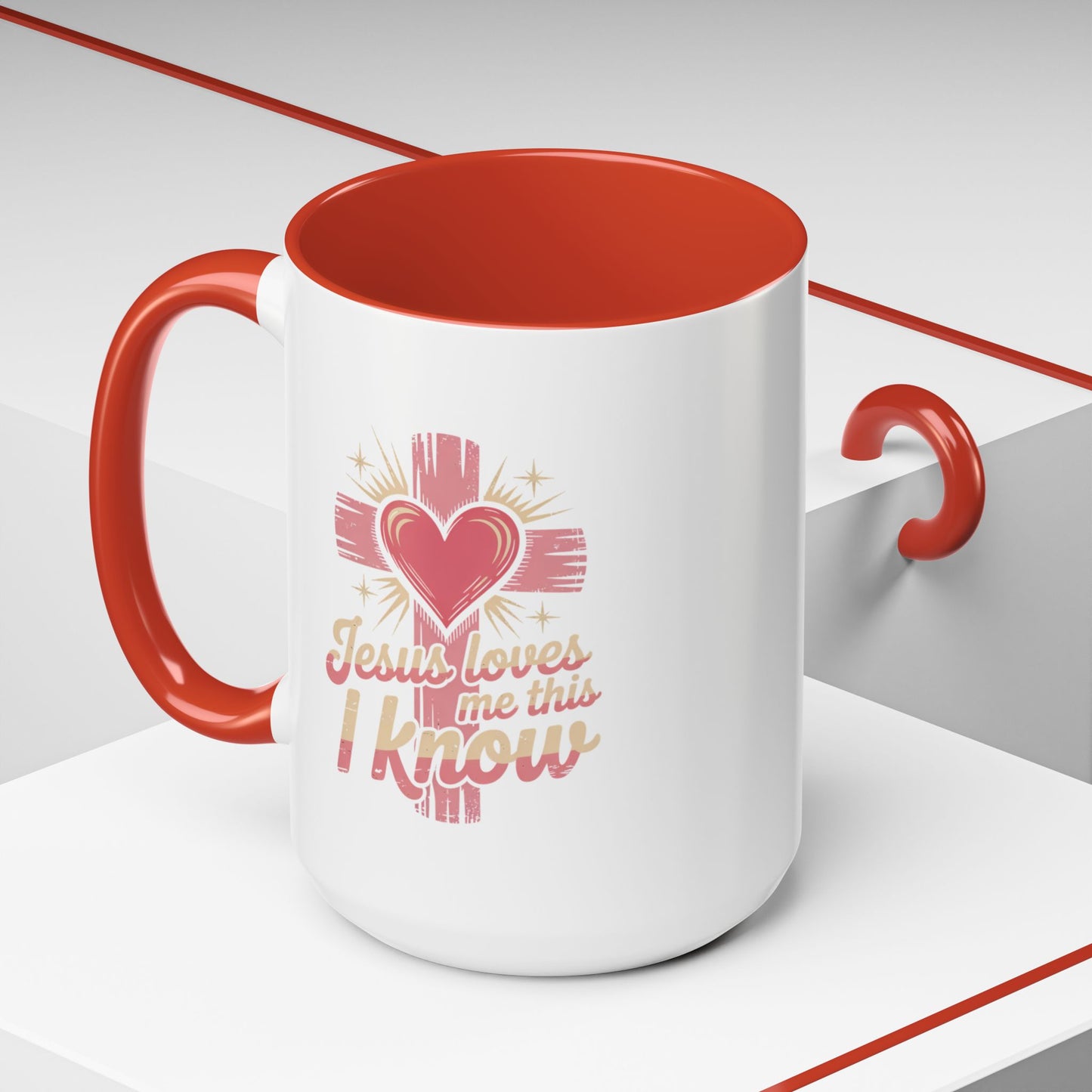 Religious Mug - Jesus Loves Me