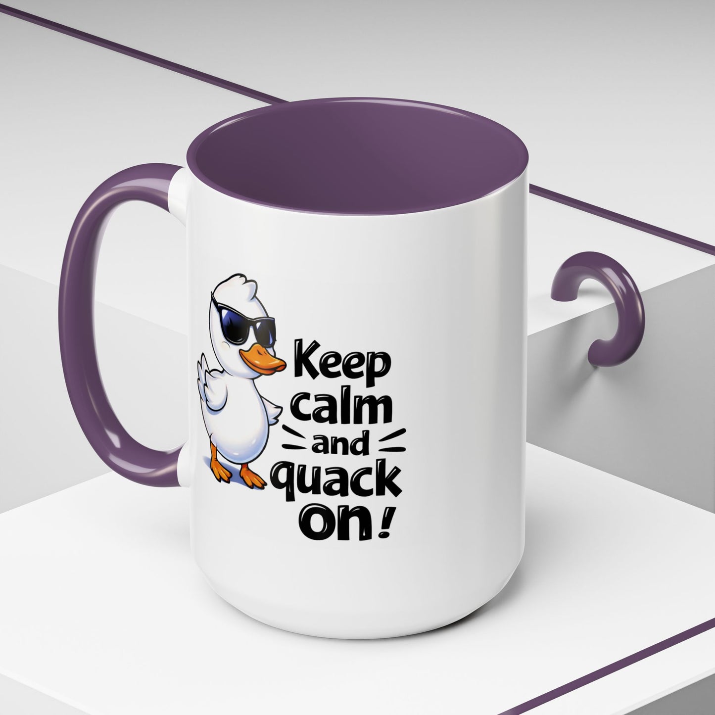 Wellness Mug - Keep Calm And Quack On