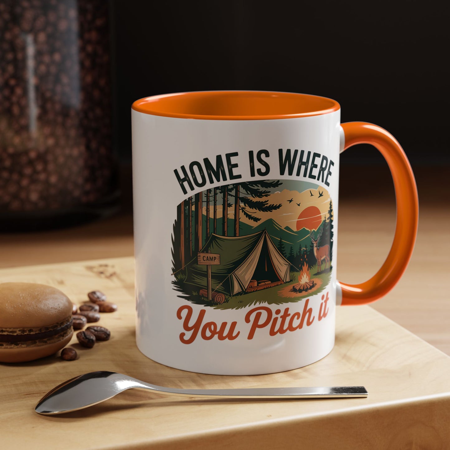 Adventure Mug - Home Is Where You Pitch It