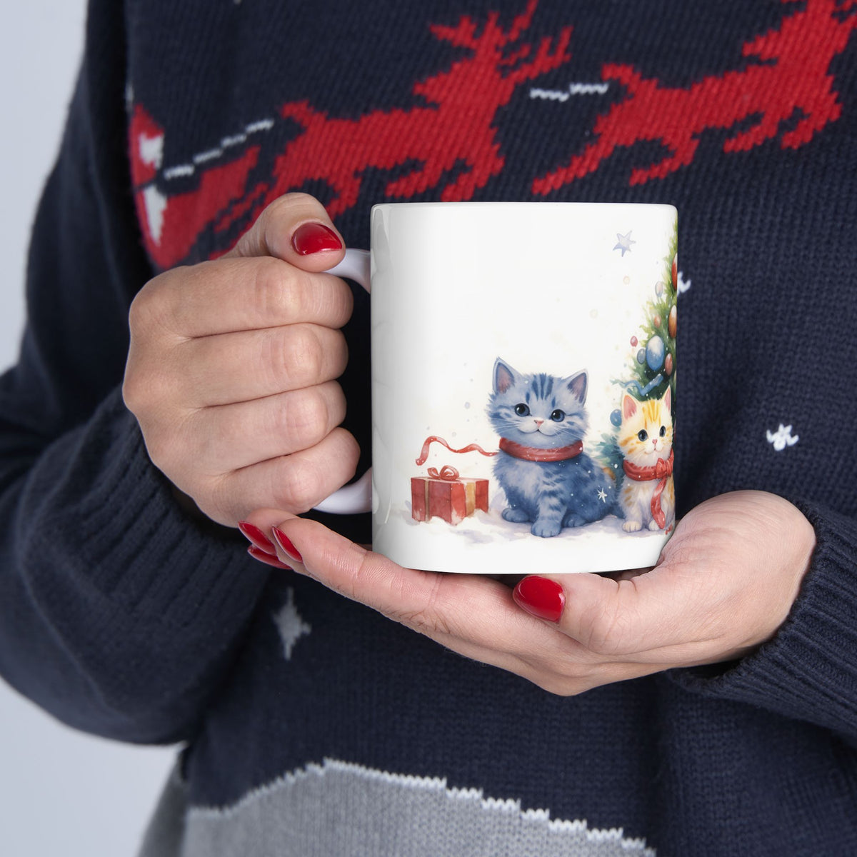 Chirstmas Mug - Christmas Kittens