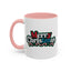 Christmas Mug - Merry Christmas White Red & Blue Text
