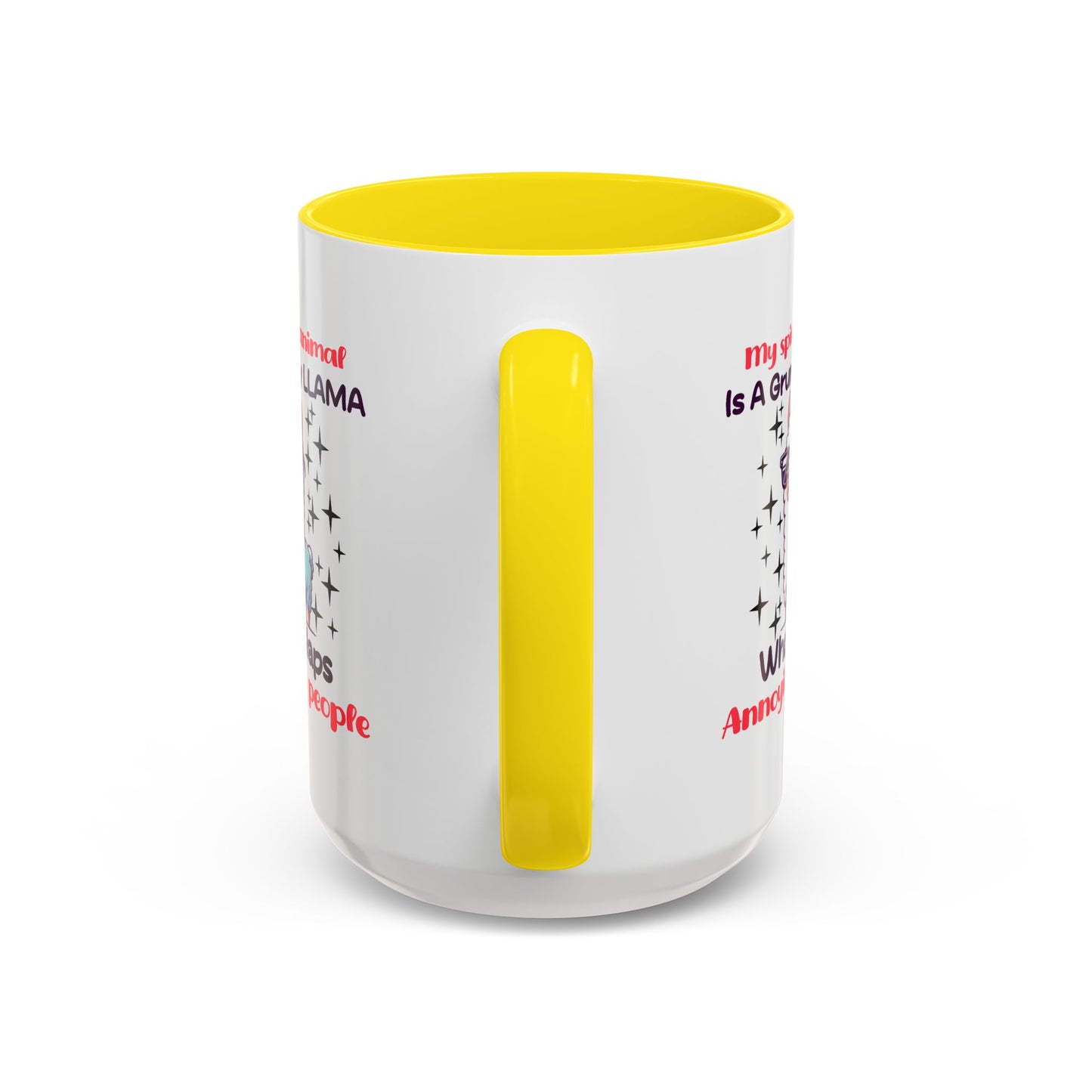 Humor Mug - My Spirit Animal is a Grumpy Llama