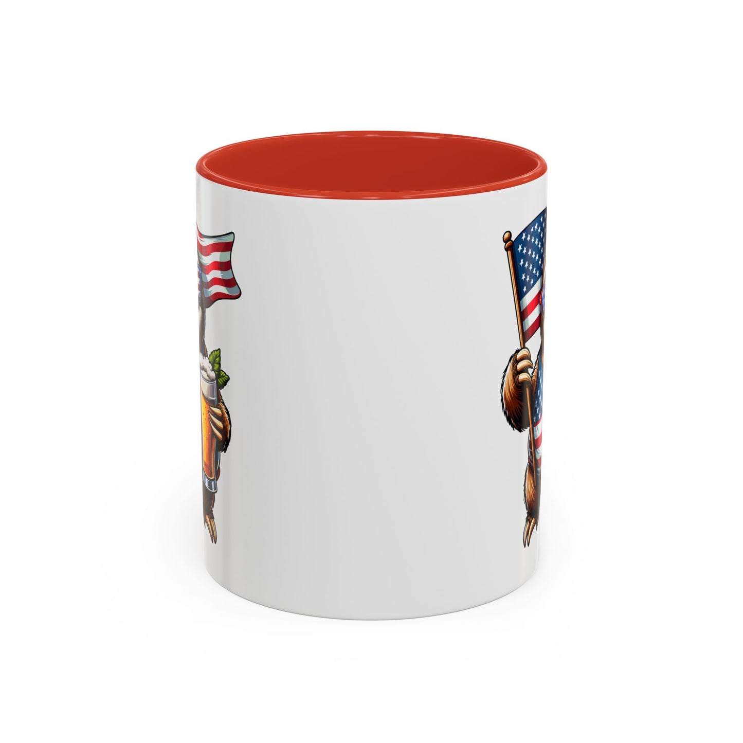 4th of July Mug - Merica Sloth