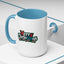 Christmas Mug - Merry Christmas White Red & Blue Text