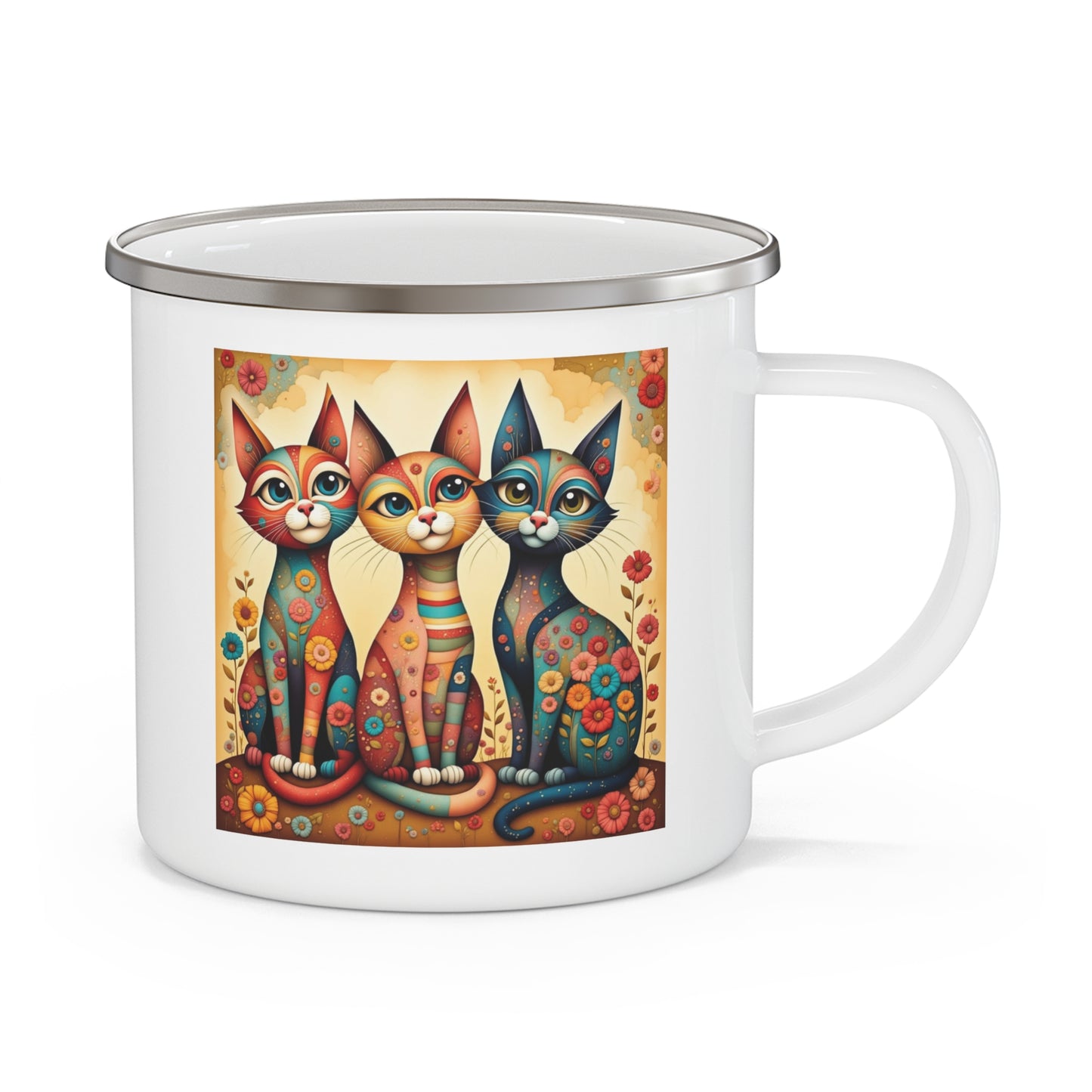 Animal Mug - Whimsical Cats 4