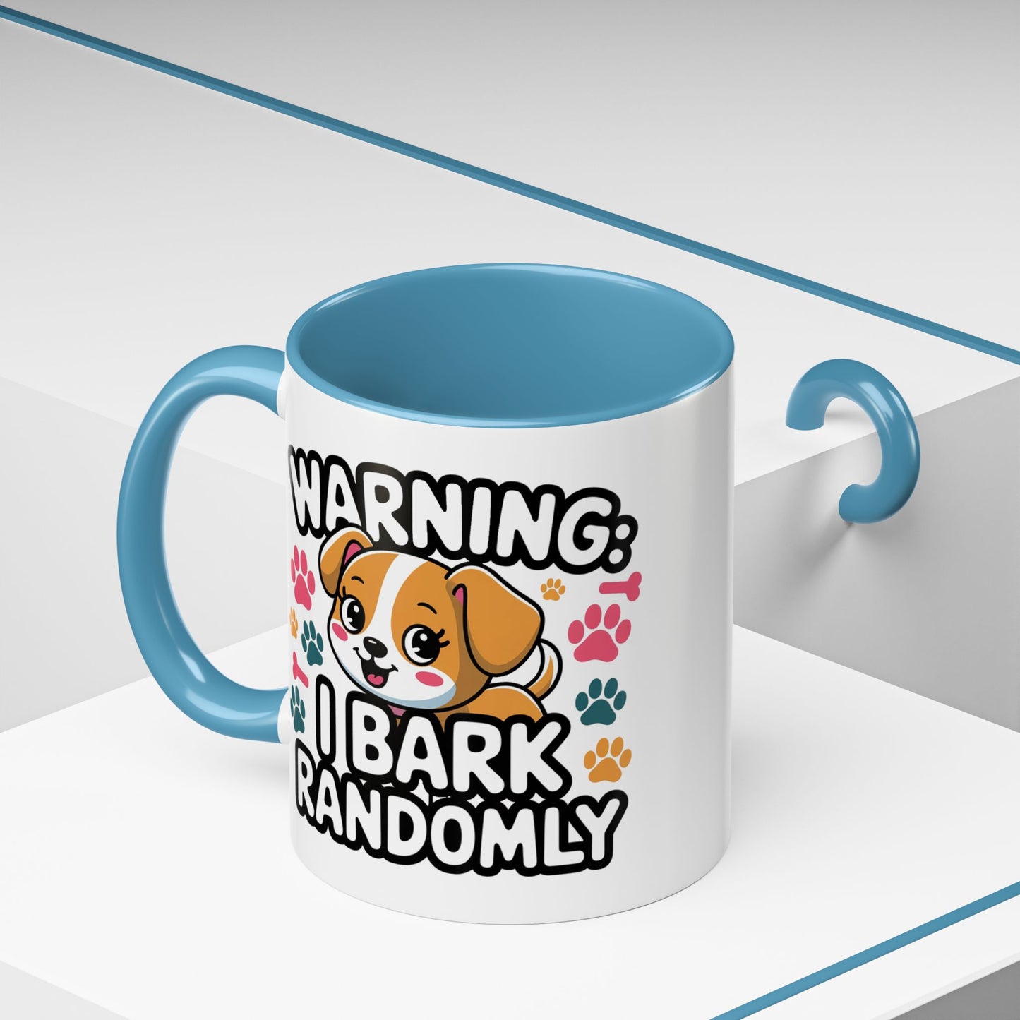 Animal Mug - Warning I Bark Randomly