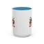 4th of July Mug - Peace Love America