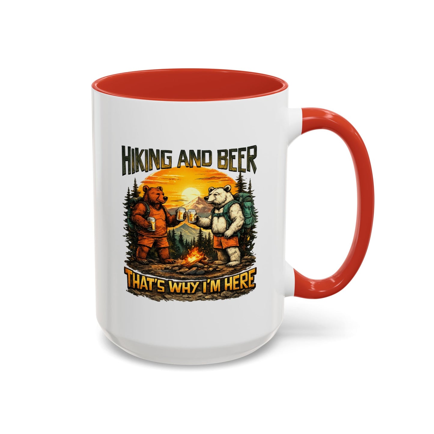 Humor Mug - Hiking and Beer