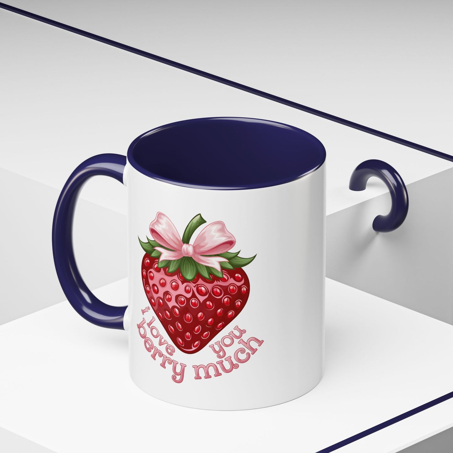 Valentine's Day Mug - I Love You Strawberry