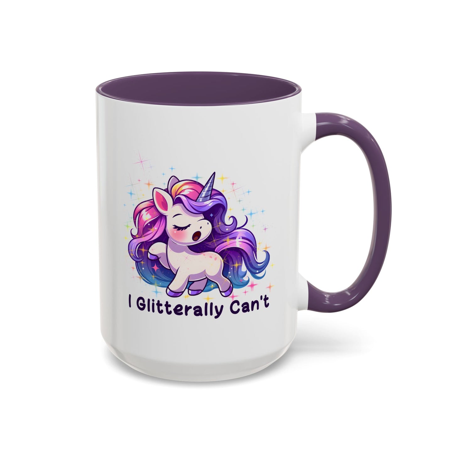 Humor Mug - I Glitterally Can't