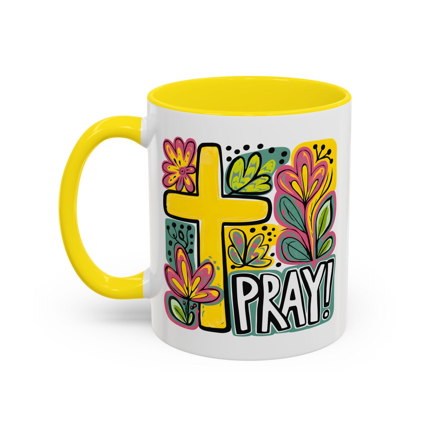 Religious Mug - Pray Cross