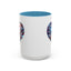 4th of July Mug - USA Sparkle Heart
