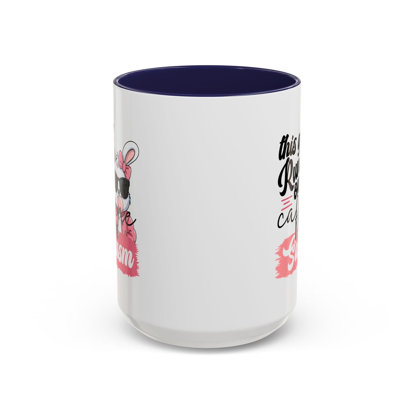 Humor Mug - This Girl Runs on Caffeine & Sarcasm