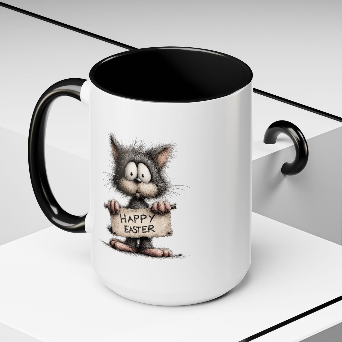 Easter Mug - Happy Easter Cat