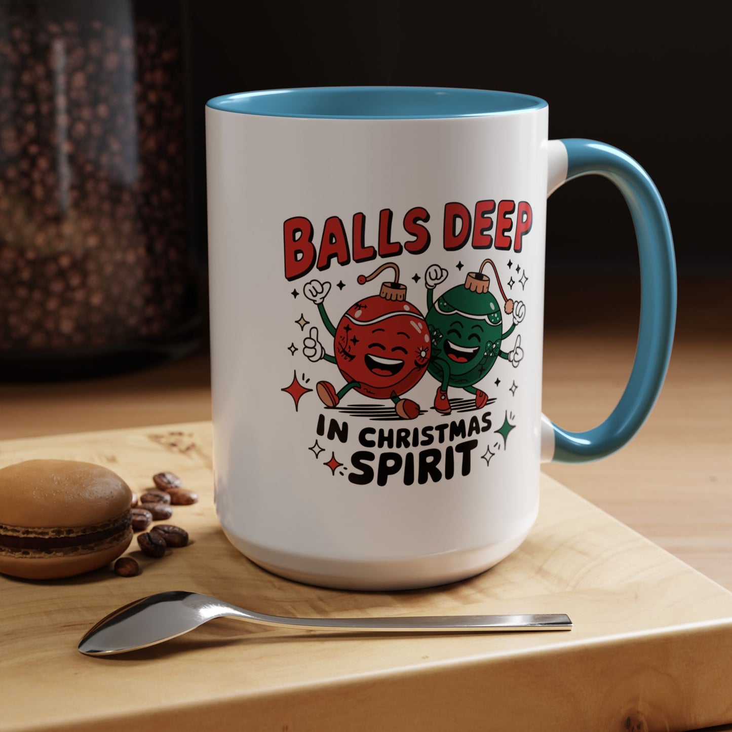 Adult Mug - Balls Deep in Christmas Spirit